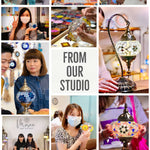 "COTTON CASTLE" Turkish Mosaic Lamp DIY Kit - Mosaic Art Studio Vancouver