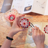 Mosaic Candle Holder DIY Home Kit "ROSE GARDEN" - Mosaic Art Studio Vancouver