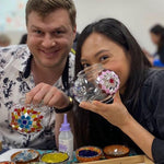 Turkish Mosaic Lamp DIY Workshop Kelowna - Mosaic Art Studio Vancouver