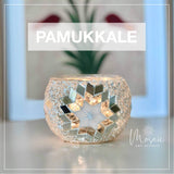 Mosaic Candle Holder DIY Home Kit "COTTON CASTLE" - Mosaic Art Studio Vancouver