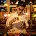 Turkish Mosaic Lamp DIY Workshop Kelowna - Mosaic Art Studio Vancouver