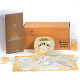 Mosaic Candle Holder DIY Home Kit "COTTON CASTLE" - Mosaic Art Studio Vancouver