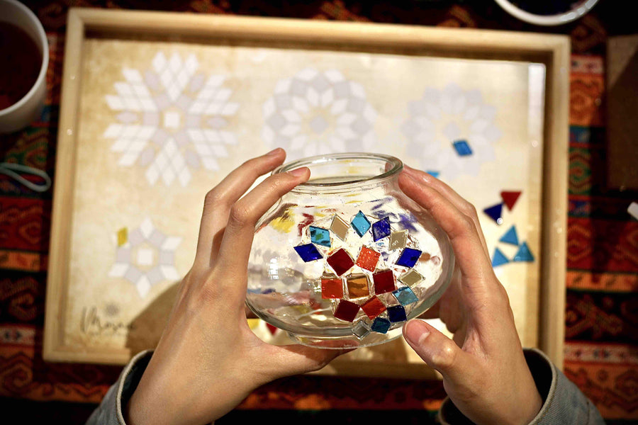 Turkish Mosaic Lamp DIY Workshop Kamploops