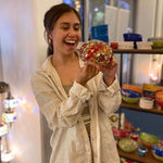 Turkish Mosaic Lamp DIY Workshop Kelowna - Mosaic Art Studio Vancouver