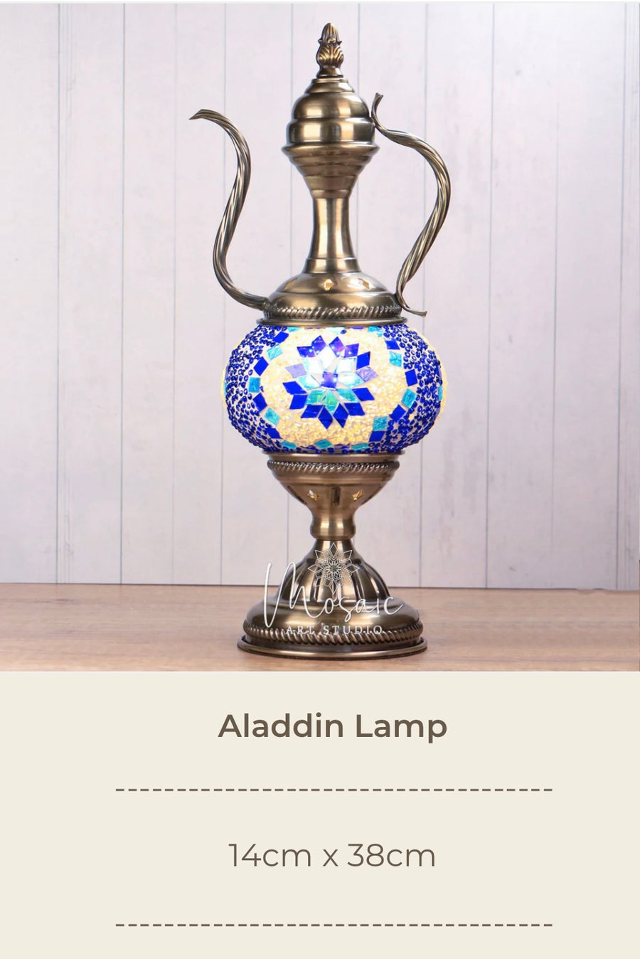 Turkish Mosaic Lamp DIY Workshop Victoria - Mosaic Art Studio Vancouver Aladdin Lamp