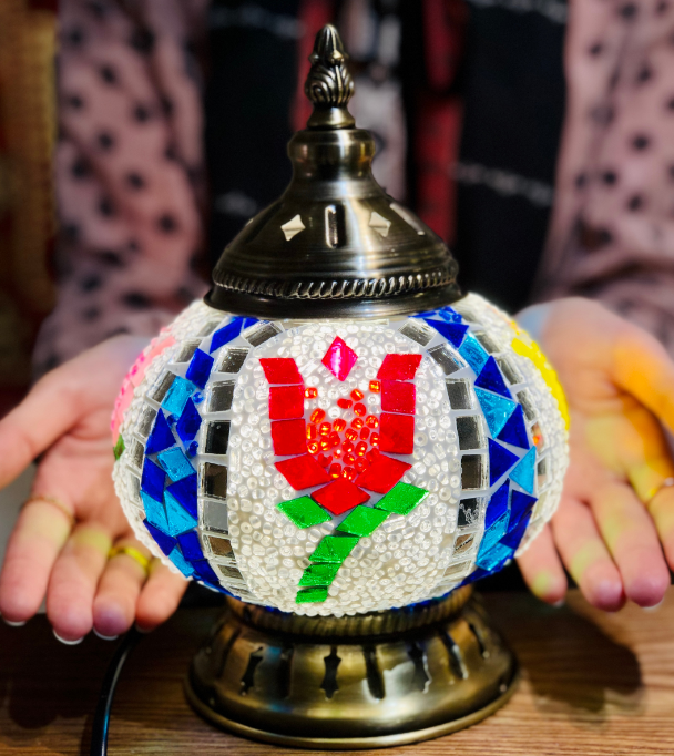 Turkish Mosaic Lamp DIY Workshop - Mosaic Art Studio Vancouver