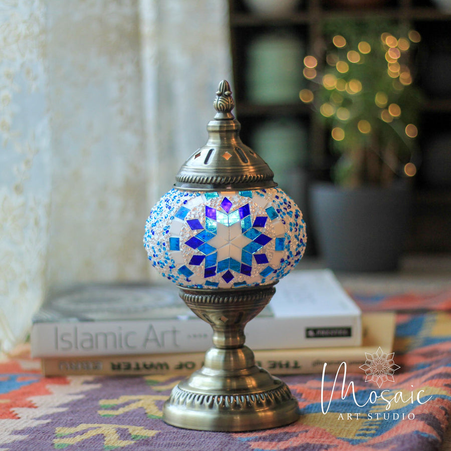 ”AEGEAN“ Turkish Mosaic Lamp DIY Home Kit - Mosaic Art Studio Vancouver